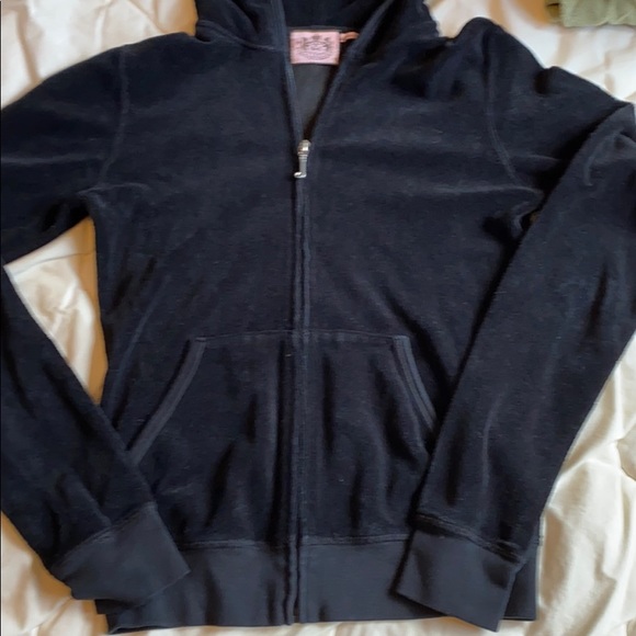 Juicy Couture set in black terry size Petite - Picture 4 of 6